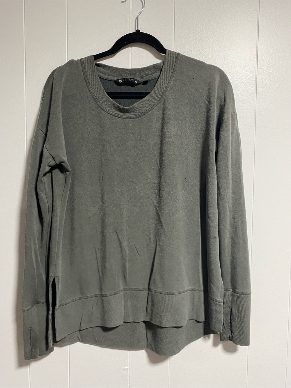 Athleta Gray Crewneck Pullover